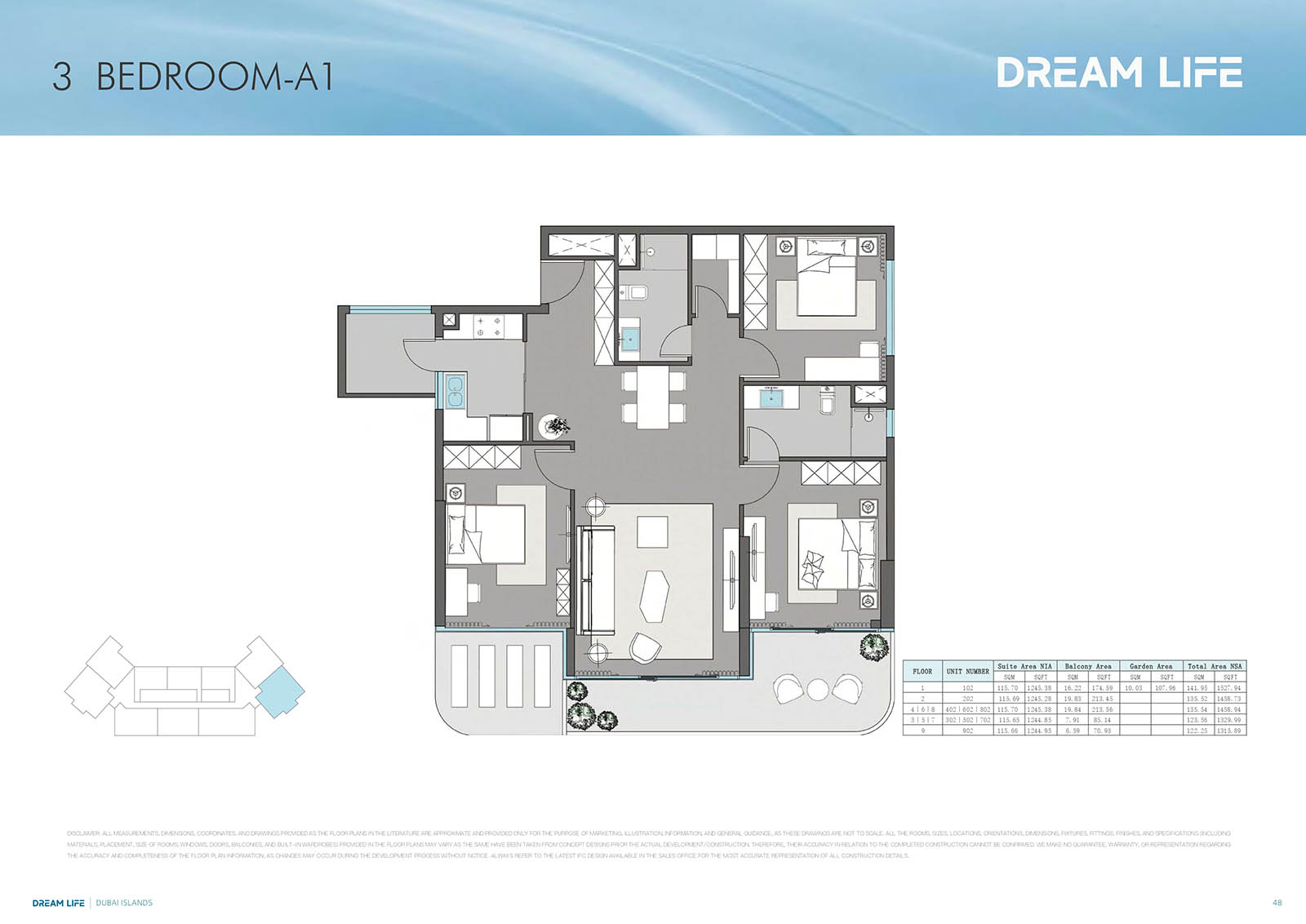 3 Bedroom